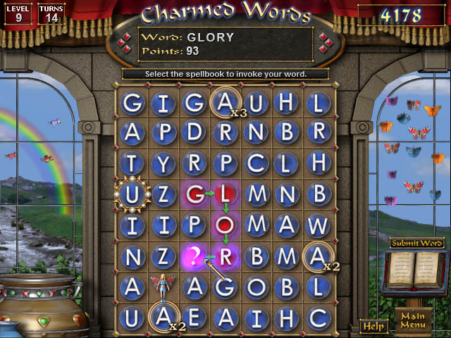 Screenshot of Charmed Words